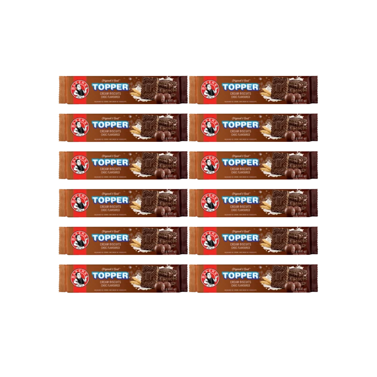 Toppers Chocolate 12 x 125G TKM Foods